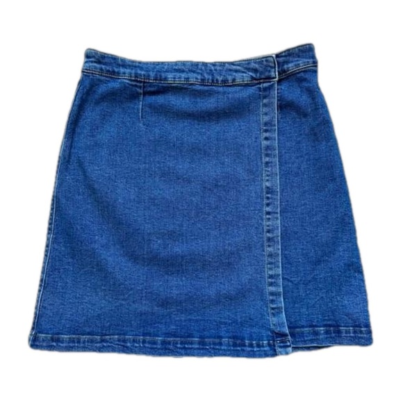 Joe Fresh Dresses & Skirts - Joe Fresh Jean Skirt Mini Denim Wrap Skirt - Size 8